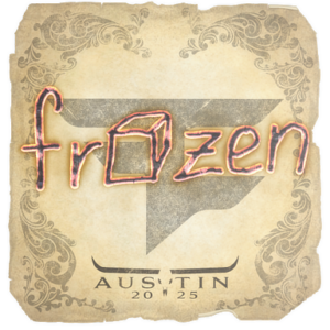 Sticker | frozen | Austin 2025