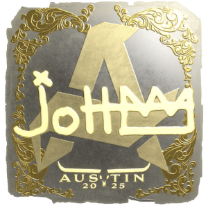 Sticker | jottAAA (Gold) | Austin 2025