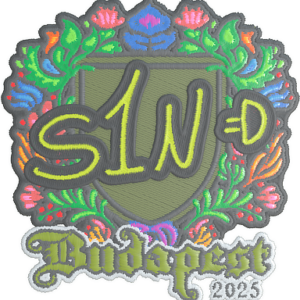 Sticker | s1n (Embroidered) | Budapest 2025