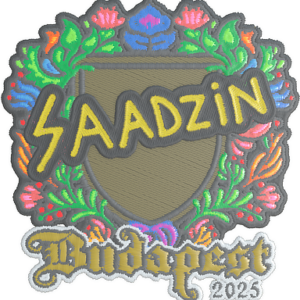 Sticker | saadzin (Embroidered) | Budapest 2025