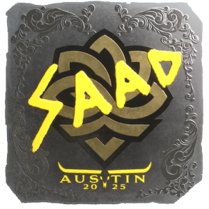 Sticker | saadzin (Foil) | Austin 2025