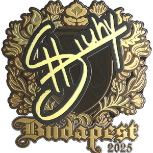 Sticker | siuhy (Gold) | Budapest 2025