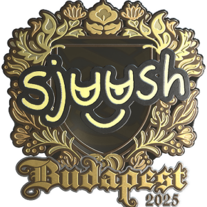 Sticker | sjuush (Gold) | Budapest 2025