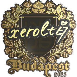 Sticker | xerolte (Gold) | Budapest 2025