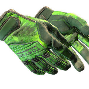 ★ Specialist Gloves | Lime Polycam (Battle-Scarred)
