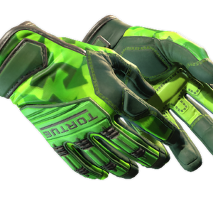 ★ Specialist Gloves | Lime Polycam (Minimal Wear)