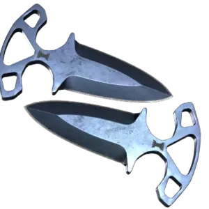 ★ StatTrak™ Shadow Daggers | Blue Steel (Battle-Scarred)