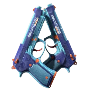 Dual Berettas | Hydro Strike (Minimal Wear)