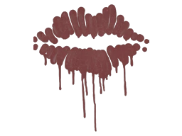 Sealed Graffiti | Kiss (Brick Red)