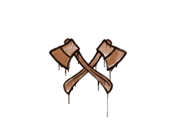 Sealed Graffiti | X-Axes (Tiger Orange)