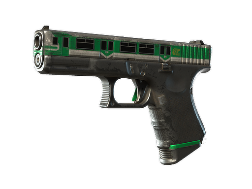 Souvenir Glock-18 | Green Line (Well-Worn)