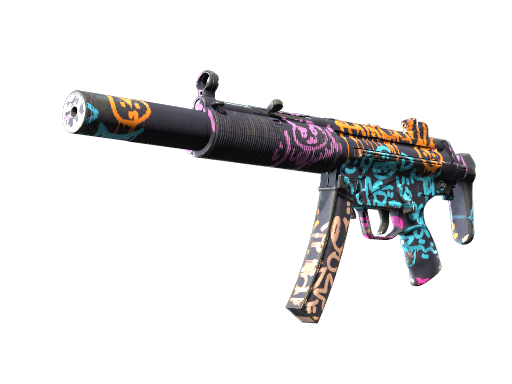 Souvenir MP5-SD | Neon Squeezer (Field-Tested)