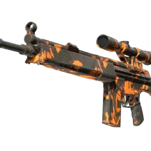 StatTrak™ G3SG1 | Orange Crash (Well-Worn)