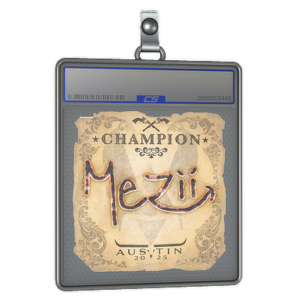 Sticker Slab | mezii (Champion) | Austin 2025