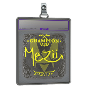 Sticker Slab | mezii (Foil, Champion) | Austin 2025