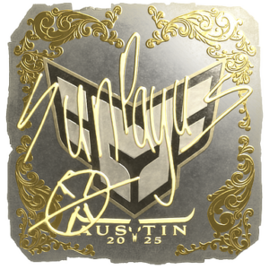 Sticker | SunPayus (Gold) | Austin 2025