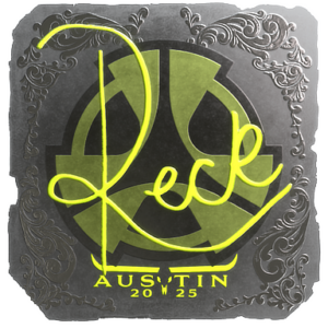 Sticker | reck (Foil) | Austin 2025