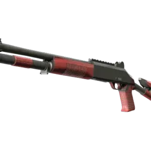 XM1014 | Red Leather (Well-Worn)