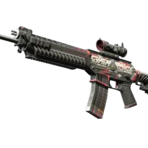 SG 553 | Cyberforce (Well-Worn)