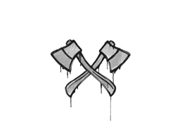 Sealed Graffiti | X-Axes (Shark White)