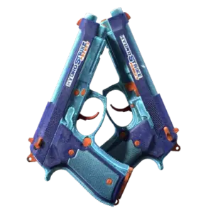 StatTrak™ Dual Berettas | Hydro Strike (Field-Tested)