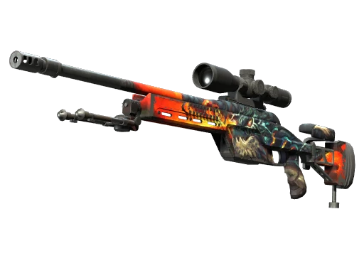 StatTrak™ SSG 08 | Dragonfire (Field-Tested)