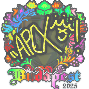 Sticker | apEX (Holo) | Budapest 2025