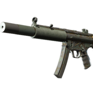 MP5-SD | Gold Leaf (Battle-Scarred)