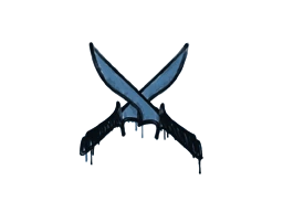 Sealed Graffiti | X-Knives (Monarch Blue)