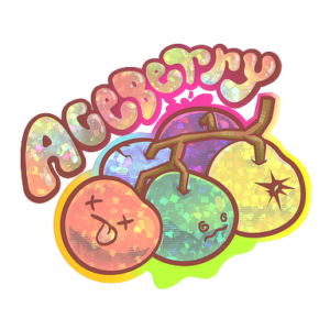Sticker | Aceberry (Glitter)