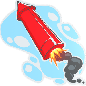 Sticker | Big Red Rocket