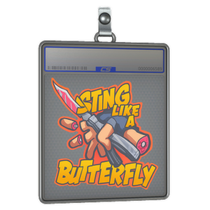 Sticker Slab | Sting Like A Butterfly