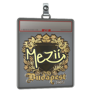 Sticker Slab | mezii (Gold) | Budapest 2025