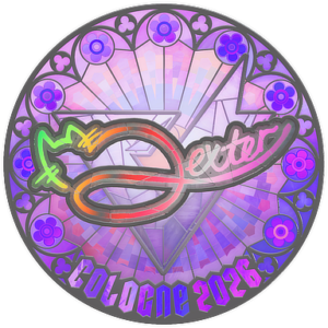 Sticker | dexter (Holo) | Cologne 2026