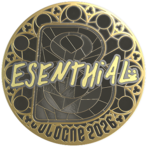 Sticker | esenthial (Gold) | Cologne 2026