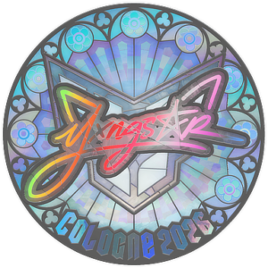 Sticker | yxngstxr (Holo) | Cologne 2026